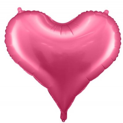 Fóliový balón srdce tmavo ružové