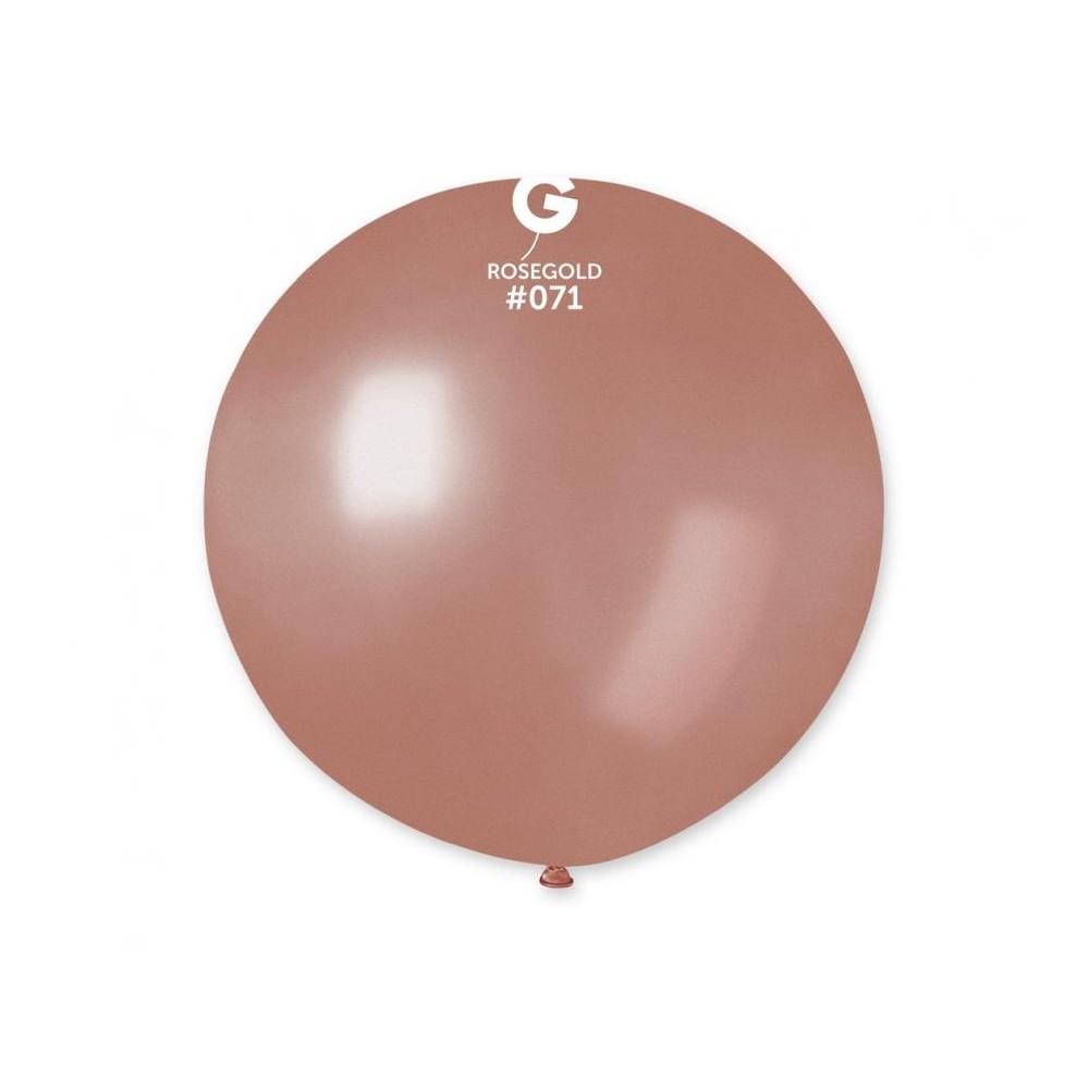 Latexový dekoračný balón ružovo zlatý 65 cm Latexový dekoračný balón ružovo zlatý 65 cm