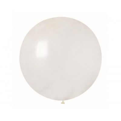 Latexový dekoračný balón transparentný 75 cm