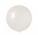 Latexový dekoračný balón transparentný 75 cm