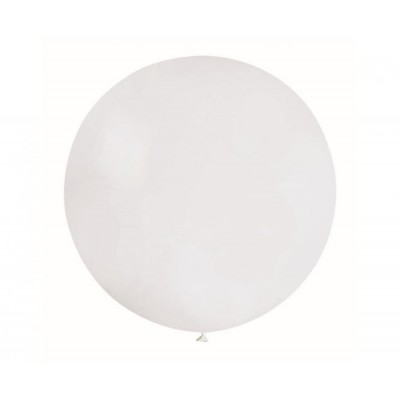 Latexový dekoračný balón biely 75 cm