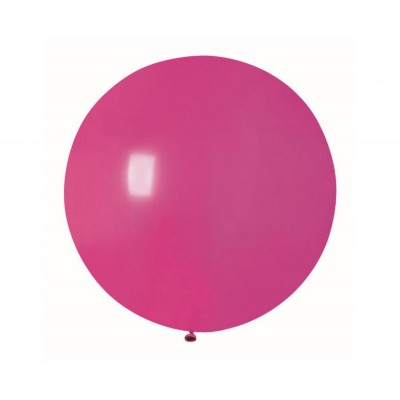 Latexový dekoračný balón pastelová tmavo ružová 75 cm
