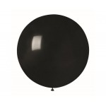 Latexový dekoračný balón pastelová čierna 75 cm