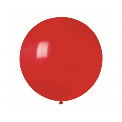 Latexový dekoračný balón pastelová červená 75 cm