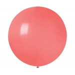 Latexový dekoračný balón pastelová korálová farba 75 cm