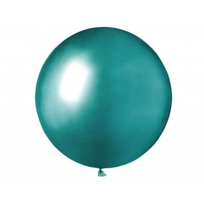 Latexový balón saténový zelený 48 cm