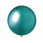 Latexový balón saténový zelený 48 cm