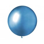 Latexový balón saténový modrý 48 cm