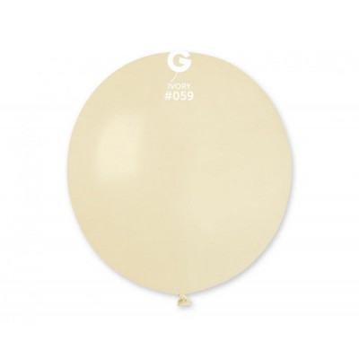 Latexový balón pastelová ivory 48 cm