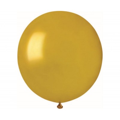 Latexový balón metalická zlatá 48 cm