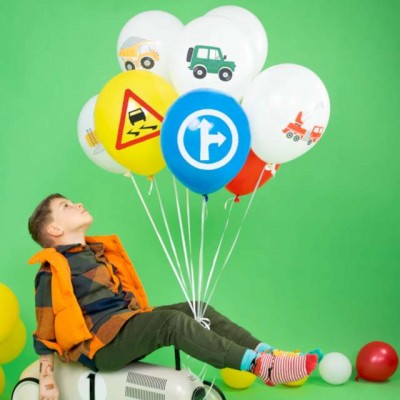 Latexové balóny Autíčka