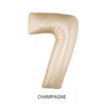 Fóliový balón 7 farba Champagne