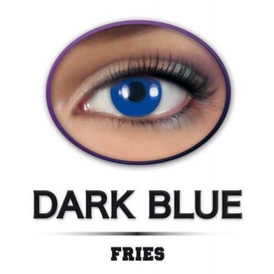 Šošovky do očí tmavo modré