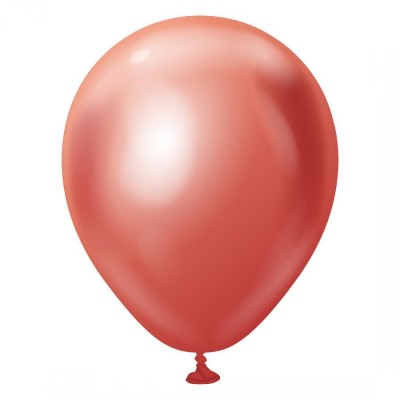 Latexové dekoračné balóny platinová červená 12,5 cm