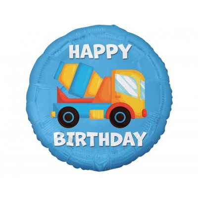 Fóliový balón nákladné auto Happy B-Day