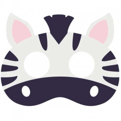 Maska na tvár Zebra
