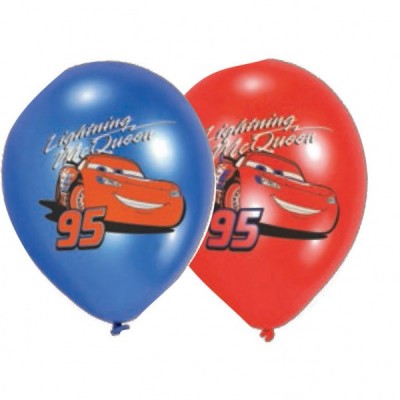 Latexové balóny Cars 27.5 cm
