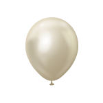 Latexový balón chrómový white champagne 30 cm