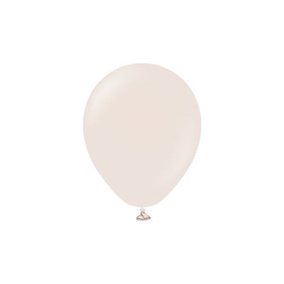 Latexový dekoračný balón biely piesok 12 cm