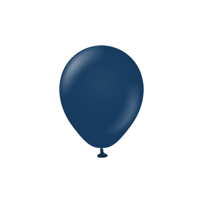 Latexový dekoračný balón navy modrá 12 cm