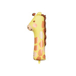 Fóliový balón číslo 1 žirafa