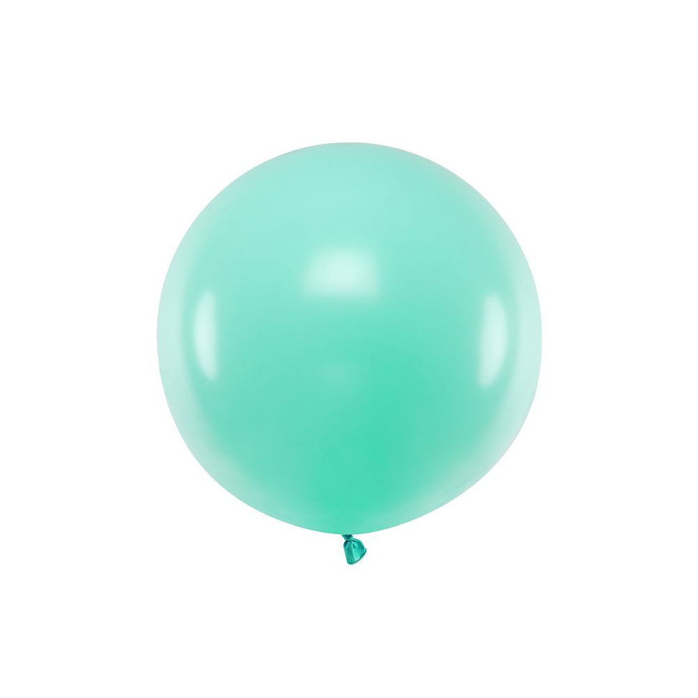 Latexový dekoračný balón pastelová svetlá mentolová 60 cm Latexový dekoračný balón pastelová svetlá mentolová 60 cm