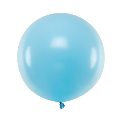 Latexový dekoračný balón pastelová svetlá modrá 60 cm