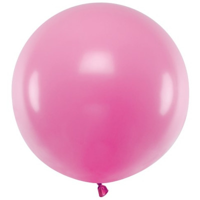 Latexový dekoračný balón pastelová fuchsia 60 cm