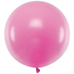 Latexový dekoračný balón pastelová fuchsia 60 cm