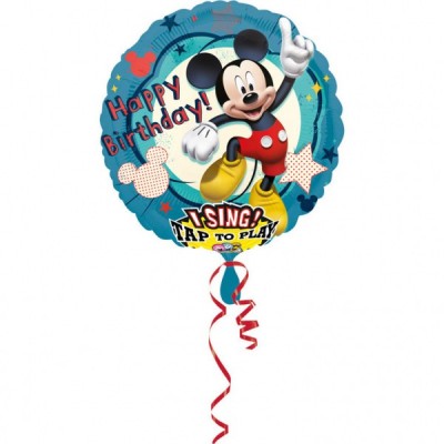 Spievajúci fóliový balón Mickey Mouse