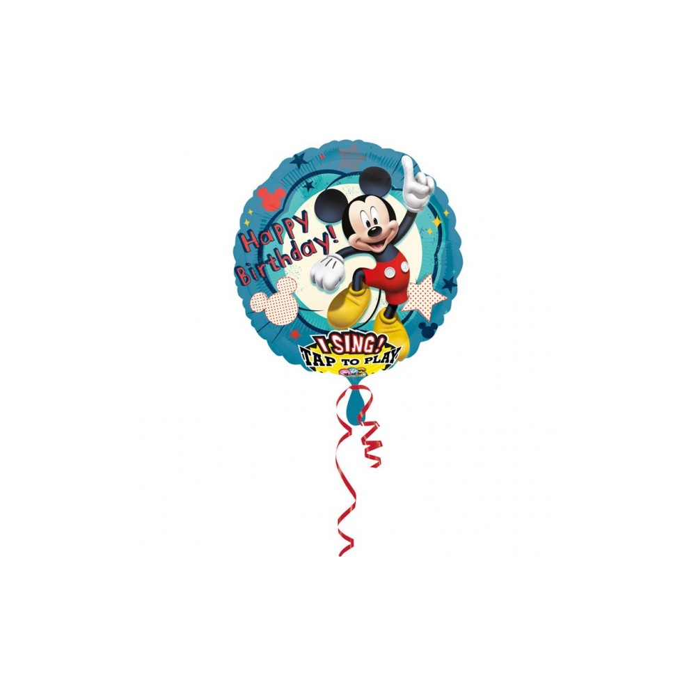 Spievajúci fóliový balón Mickey Mouse