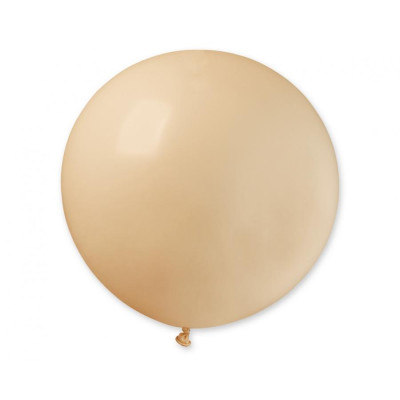 Latexový dekoračný balón pastelová telová 80 cm