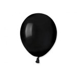 Latexové dekoračné balóny pastel čierna 13 cm