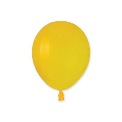 Latexové dekoračné balóny pastel žlté 13 cm