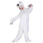 Detský kostým Medveď biely veľkosť 128