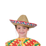 Detský Mexický slamený klobúk