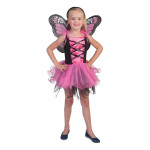 Dievčenský kostým Motýľ ružový veľkosť 3-5 rokov
