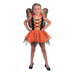 Dievčenský kostým Motýľ oranžový veľkosť 3-5 rokov