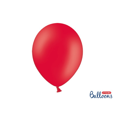 Latexový balón červený extra silný 30 cm