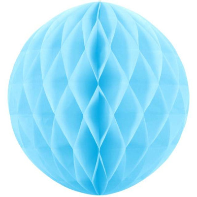 Visiaca dekorácia Honeycomb svetlo modrá 20 cm