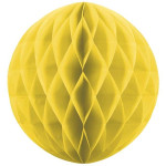 Visiaca dekorácia Honeycomb žltá 30 cm