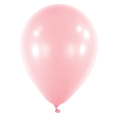 Latexový dekoračný balón baby ružová farba 60 cm