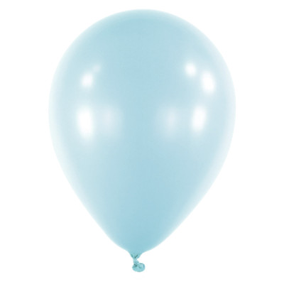 Latexový dekoračný balón baby modrá farba 60 cm