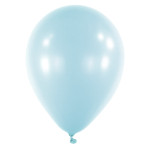 Latexový dekoračný balón baby modrá farba 60 cm