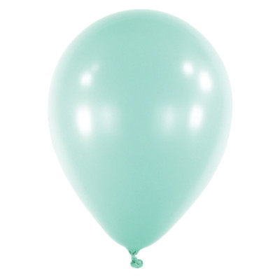 Latexový dekoračný balón mentolová farba 60 cm
