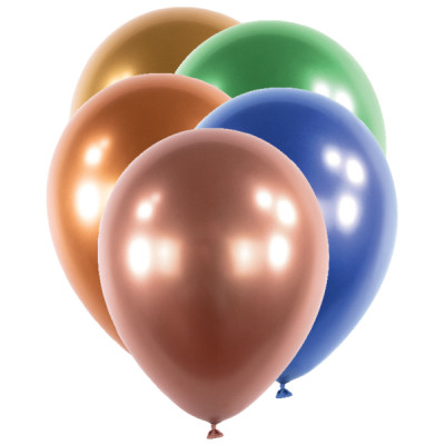 Latexové dekoračné balóny satin luxe 13 cm mix farieb