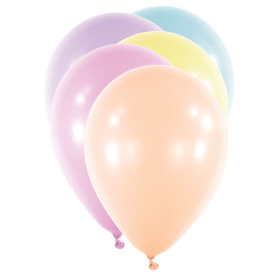 Latexové dekoračné balóny 13 cm pastelový farebný mix