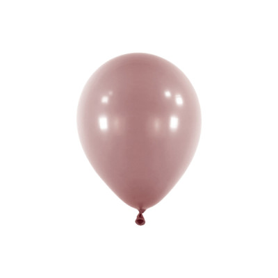 Latexový dekoračný balón staro  ružová farba 13 cm