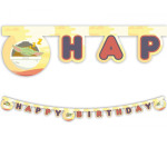 Banner Happy Birthday Star Wars - Baby Yoda