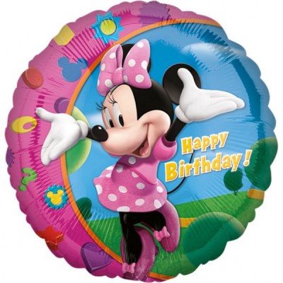 Fóliový balón Minnie Happy B-Day